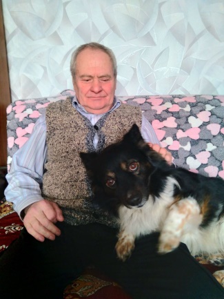 Занятие по пет-терапии с получателями социальных услуг